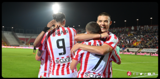 L’LR Vicenza cerca la continuità contro la Juve Next Gen. Poggi: la rosa bianconera è la top della C ma sono al 13° posto Ferrari ha segnato i due gol della vittoria in campionato dell'Lr Vicenza con la Juve Next Gen (foto dal sito della società)