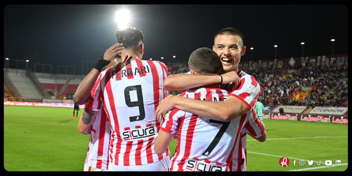 Ferrari ha segnato i due gol della vittoria in campionato dell'Lr Vicenza con la Juve Next Gen (foto dal sito della società)