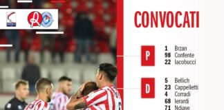 L’elenco dei 24 giocatori biancorossi convocati per LR Vicenza-Albinoleffe LR Vicenza - Lista Convocati per l'AlbinoLeffe