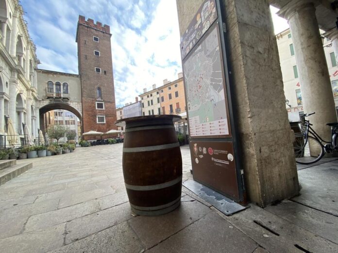 Le botti del centro di Vicenza (foto Il Giornale di Vicenza