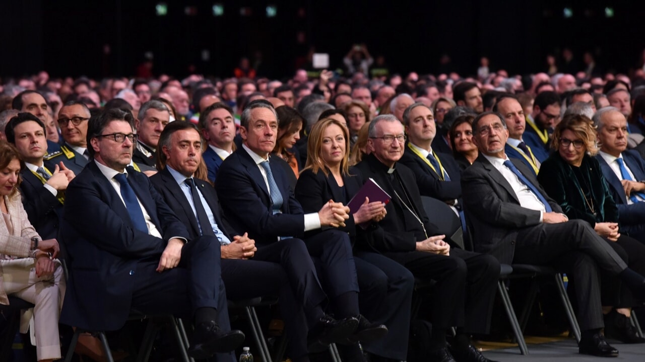 I vertici dello Stato e della Santa Sede alla presentazione del Progetto Polis.