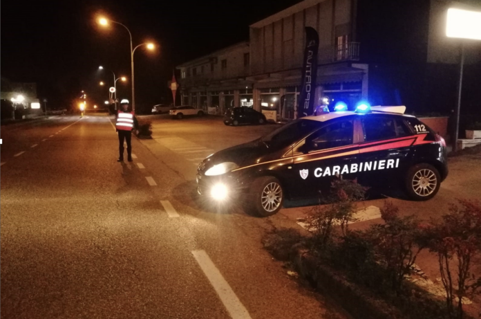 Trissino, incidente in Via Pranovi: carabinieri ripristianno viabilità