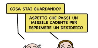 Guerra Ucraina – Russia e non solo quella, missili cadenti e  desideri: il senso di impotenza di Claudio Mellana, uno degli umor(tr)isti Ucraina Russia e non solo: missili cadenti e desideri, di Claudio