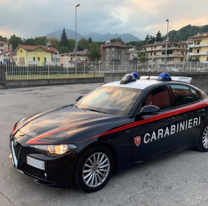 Valdagno e Cornedo, carabinieri di Valdagno in uscita per operazione