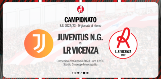 Variazione orario Juventus Next Gen – LR Vicenza