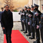 Salvatore Caccamo in città, visita del nuovo prefetto di Vicenza alla Guardia di Finanza