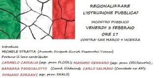 Autonomia e istruzione pubblica, Luca Fantò (segretario cittadino PSI Vicenza): in un incontro voci fuori dal coro… Autonomia e istruzione pubblica