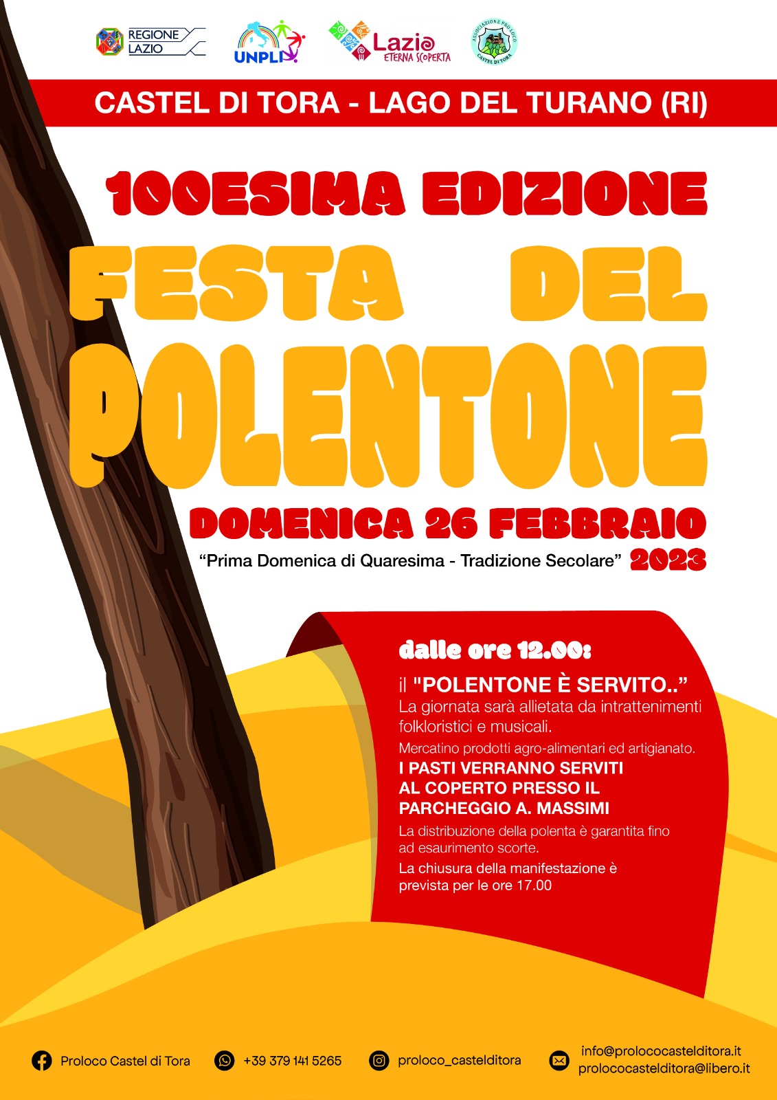 Castel di Tora, sagra del polentone Castel di Tora, sagra del polentone
