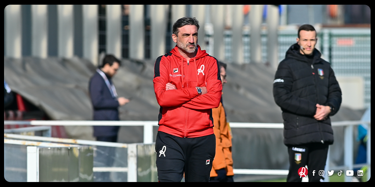 L'allenatore Francesco Modesto (foto dal sito Lr Vicenza)