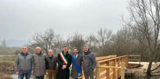 Lago di Fimon (Arcugnano): inaugurato il nuovo ponte pedonale per un percorso ad anello intorno al lago Lago di Fimon (Arcugnano): inaugurato il nuovo ponte pedonale