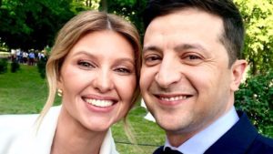 Volodymyr Zelensky e moglie