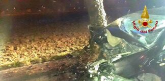 Schio, automobile sbanda e finisce contro un albero: deceduto un 24enne deceduto 24enne schio auto contro albero