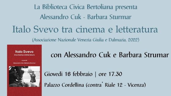 Giorno del Ricordo: presentazione del libro “Italo Svevo tra cinema e letteratura