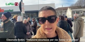 Eleonora Bottin in via Torino a Vicenza: “Petizione sicurezza, il Famila ha prezzi troppo alti per la zona, ma peccato chiuda”. Colombara: “Manca l’habitat” Eleonora Bottin in via Torino