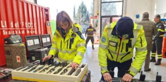Team sanitario della Regione del Veneto emergenze su macerie pronto per le aree colpite dal terremoto in Turchia team sanitario regione veneto