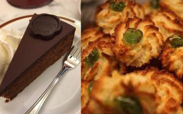 Dolce, Sachertorte e pasticceria secca