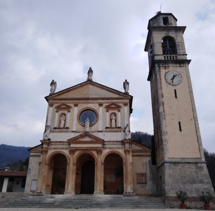 La chiesa di S. Sebastiano a Cornedo. Foto: Marta Cardini