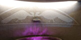 Brogliano: le chiese e la pieve di San Martino, la più antica della valle dell’Agno La nuova fontana di Brogliano collegata alla pieve di S. Martino. Foto: Marta Cardini