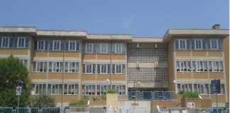 Scuola Ghirotti, partiti i lavori per la sperimentazione della nuova circolazione fronte scuola di Laghetto a Vicenza Scuola Ghirotti a Laghetto (Vicenza)