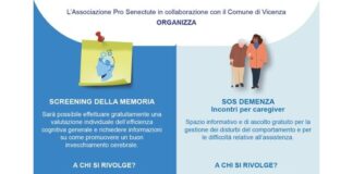Screening della memoria gratuito e spazio di ascolto per i caregiver, il servizio prosegue