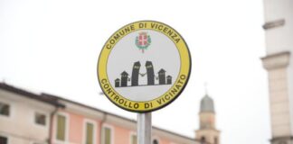 Controllo di vicinato a Vicenza, concluso il posizionamento di 29 cartelli nelle 4 aree interessate Controllo di vicinato