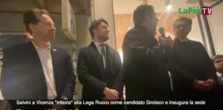 Venerdì 17 Salvini a Vicenza “si intesta” Rucco candidato sindaco e inaugura sede. Tra i presenti alcuni “compagni” per… bere e il fedele Ugone Salvini a Vicenza "si intesta" Rucco come candidato Sindaco