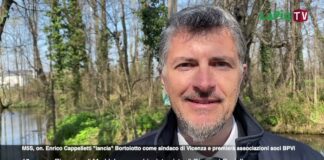 M5S, on. Cappelletti “lancia” Bortolotto sindaco di Vicenza, accetta nostra proposta e dice a Rucco: “M5S premierà ora tutte le associazioni dei soci BPVi” On. Enrico Cappelletti (M5S)