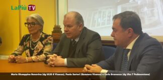 Posto fisso di Polizia anche del San Bortolo di Vicenza aperto fino alle 23: collaborazione tra il questore di Vicenza e i dg delle Ulss 8 e 7 Posto fisso di Polizia del San Bortolo di Vicenza aperto anche di notte: lo annuncia il questore di Vicenza Sartori in conferenza stampa con i dg Bonavina e Bramezza