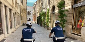 Campo Marzo Vicenza, operativa anche una pattuglia di polizia locale in bicicletta pattuglia bicicletta polizia locale vicenza campo marzo