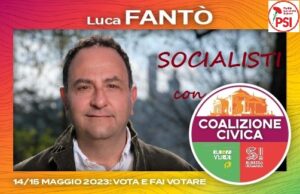 Luca Fantò, segretario Psi Vicenza candidato con Coalizione Civica Verdi Sinistra Italiana