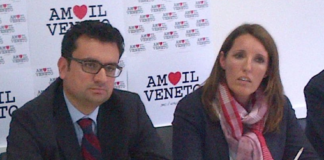 25 aprile, Rucco ricandidato sindaco col centro destra insegue Donazzan e ci spiega che  vanno condannati “fascismo” e “antifascismo militante” Francesco Rucco con Elena Donazzan di Amo il Veneto prima di "amare" anche FdI