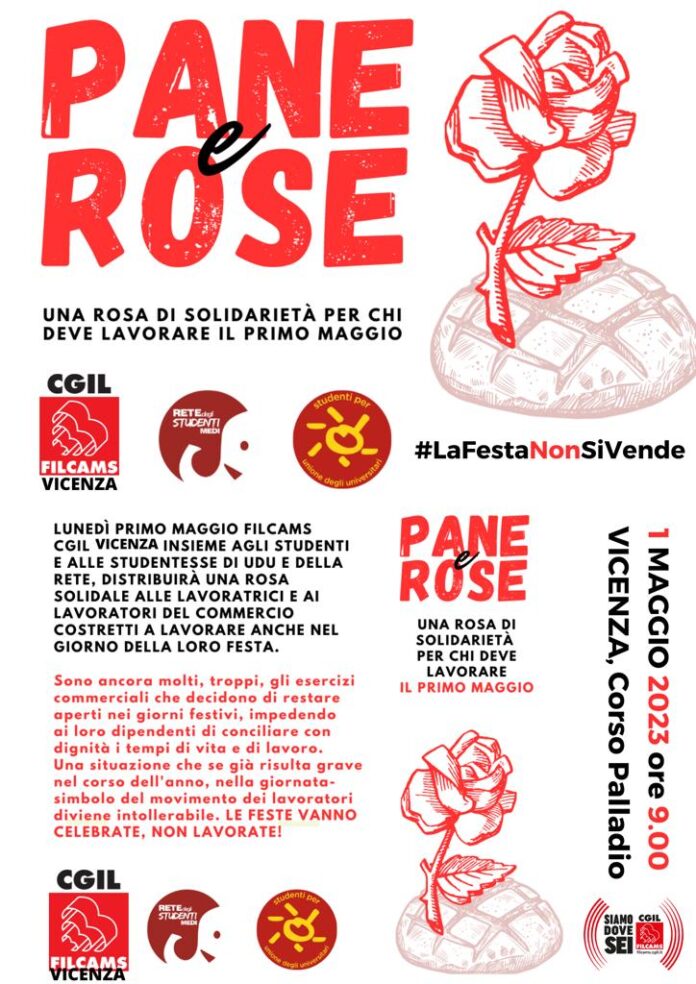 Pane e rose 2023, primo maggio