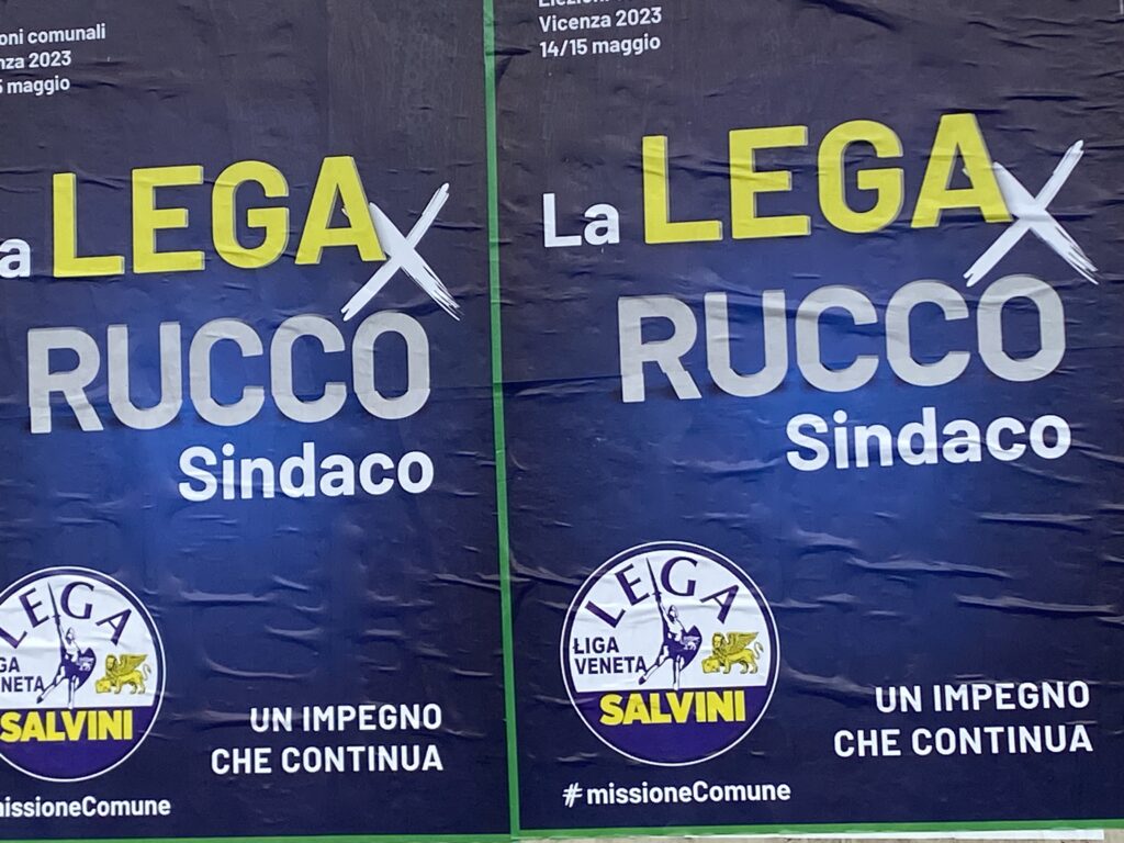 Pubblicità della Lega per Rucco