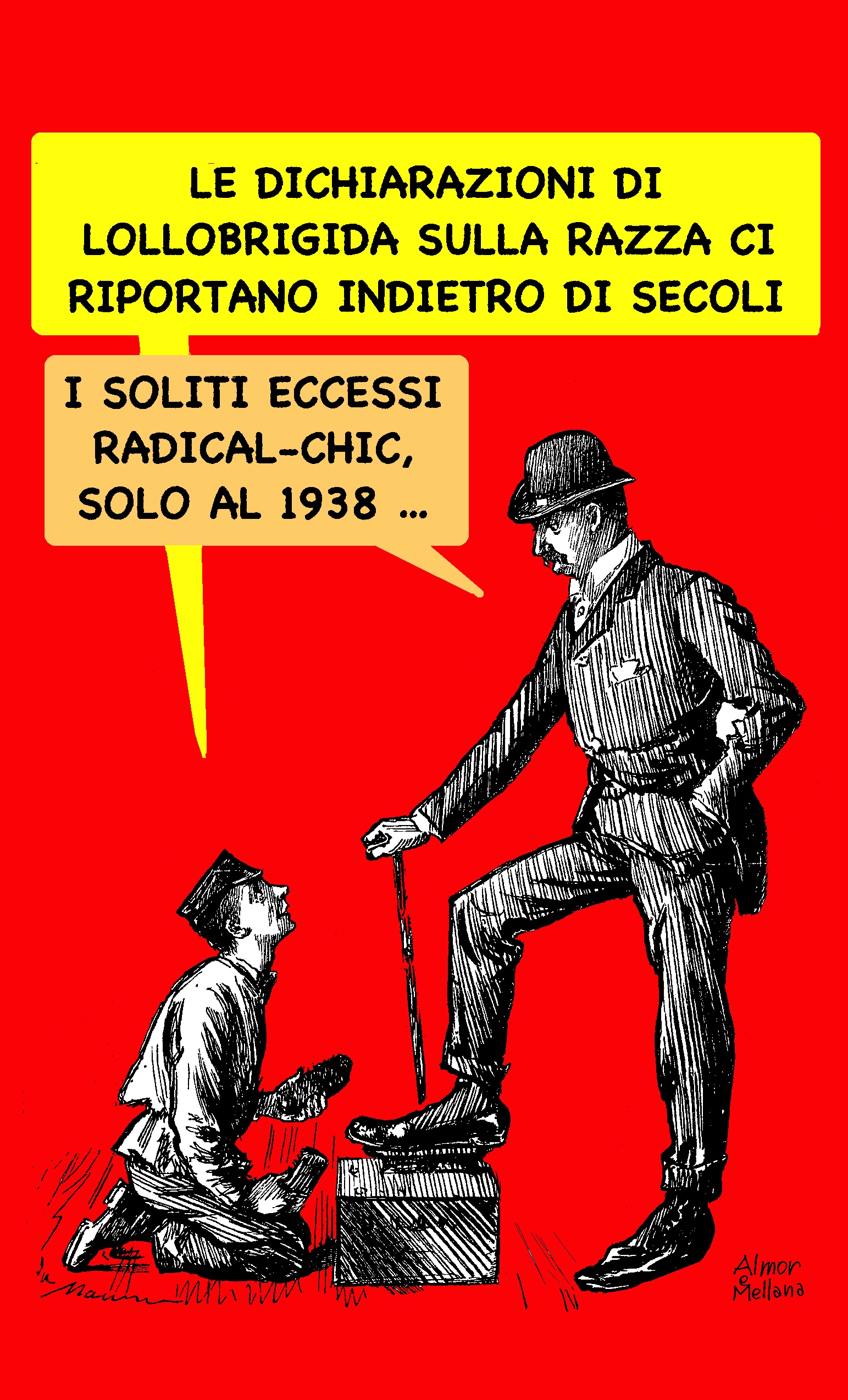 Sostituzione etnica denunciata da Lollobrigida, by Almor e Claudio Mellana
