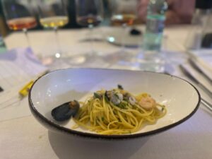 Tagliolino ai frutti di mare by chef Laporta