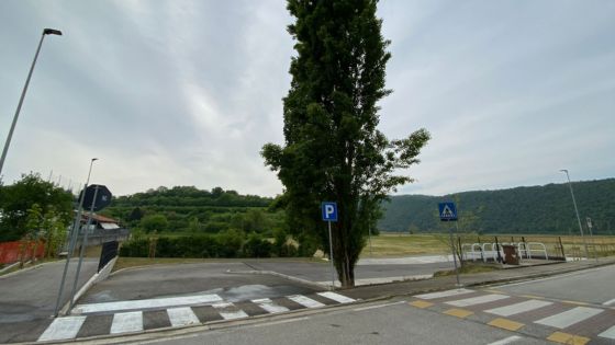 Nuovo parcheggio a Debba