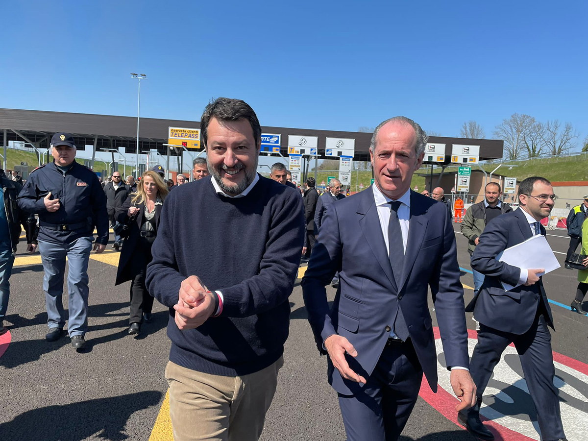 pedemontana veneta interconessione A27 zaia salvini
