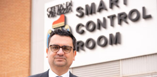 Vicenza città sicura, il candidato del centrodestra Francesco Rucco visita la Smart Control Room di Venezia vicenza città sicura