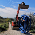 Lavori in corso per il potenziamento e l’estensione della rete idrica tra Montebello Vicentino e Gambellara Lavori