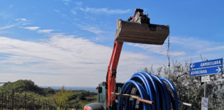Lavori in corso per il potenziamento e l’estensione della rete idrica tra Montebello Vicentino e Gambellara Lavori