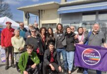 Annarita Simone (La Comune): “abbiamo perso contro candidati più danarosi, ringrazio chi ci ha votato e i nostri candidati” Annarita Simone, candidata sindaco di Vicenza per La Comune, e alcuni candidati consiglieri comunali