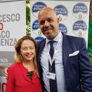 Avv. Marco Bortolan con Giorgia Meloni