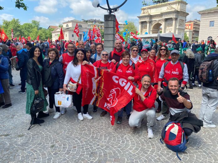 Cgil Vicenza a Milano