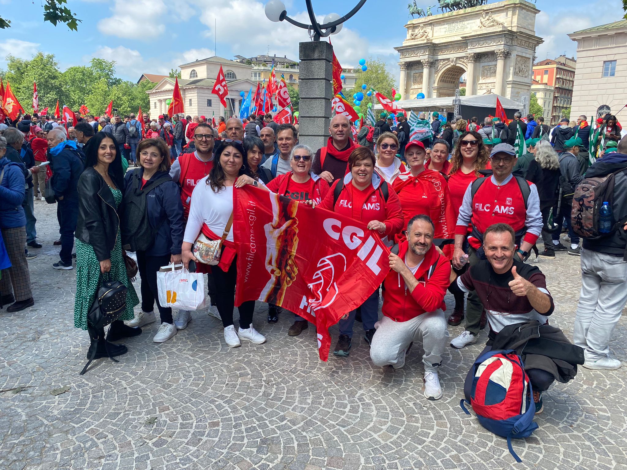 Cgil Vicenza a Milano