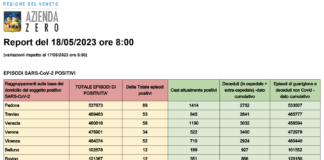 Covid Veneto 18 maggio: 289 casi, 1 morto. A Vicenza 52 nuovi casi e 0 decessi. La tabella delle province Dati casi Covid per provincia in Veneto al 18 maggio ore 8