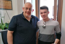 Davide Monaco eletto nuovo segretario della UGL Salute di Vicenza Davide Monaco e Stefano Tabarelli