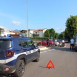 Thiene, scontro moto-automobile: ferita 41enne di Villaverla. Rilievi della Polizia locale Nordest Vicentino Incidente moto auto