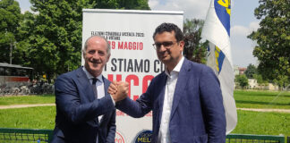 Luca Zaia a Vicenza per spingere l’elezione di Francesco Rucco (candidato sindaco di Cdx) e contro l’astensionismo Luca Zaia Francesco Rucco
