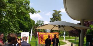 Rucco e i comunicati contro Possamai. Luca Zaia: “Su questo non voglio entrare” Luca Zaia con Francesco Rucco