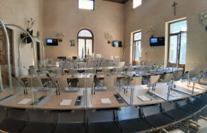 Sala Bernarda consiglio comunale di Vicenza avanzo di bilancio holding